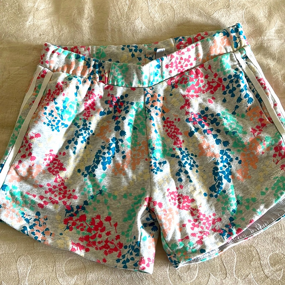 adidas girls sweat shorts girls 13-14 years